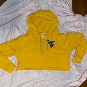 Cropped WVU “jacket” VS Pink